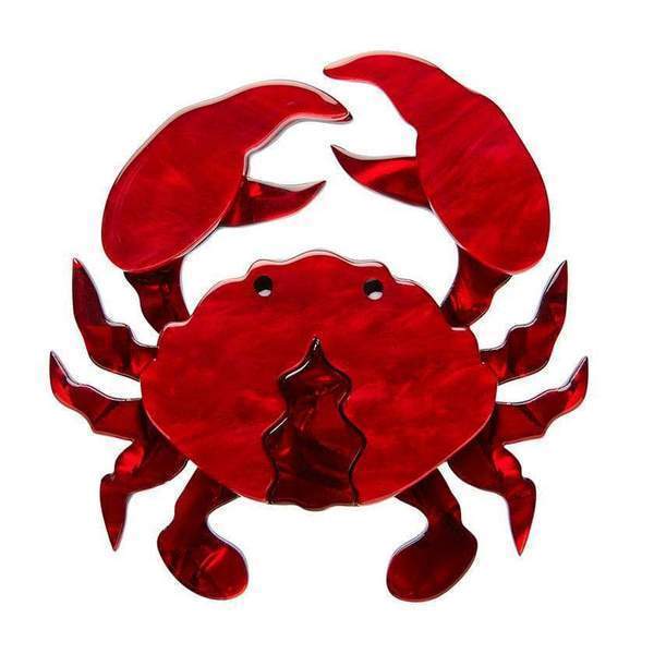 Erstwilder - Huggable Decapod King Crab Brooch (2018) - 20th Century Artifacts
