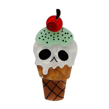 Load image into Gallery viewer, Erstwilder - I-Scream Brooch GITD Ice Cream Brooch - 20th Century Artifacts
