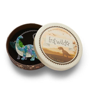 Erstwilder - I'll Be Brach Brachiosaurus Necklace (green) - 20th Century Artifacts