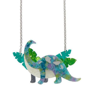 Erstwilder - I'll Be Brach Brachiosaurus Necklace (green) - 20th Century Artifacts