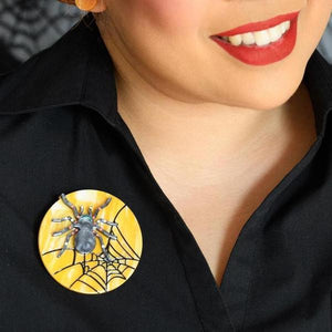 Erstwilder - Itsy Bitsy Spider Brooch (2019) - 20th Century Artifacts