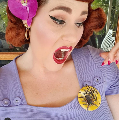 Erstwilder - Itsy Bitsy Spider Brooch (2019) - 20th Century Artifacts