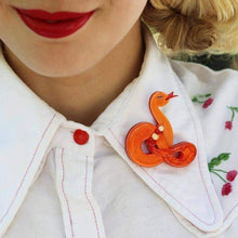 Load image into Gallery viewer, Erstwilder - Jake the Snake Brooch (2017) - 20th Century Artifacts