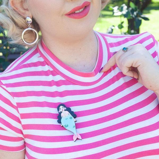 Erstwilder - Just Add Water Mermaid Brooch (2019) - 20th Century Artifacts