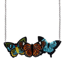 Load image into Gallery viewer, Erstwilder - Kaleidoscope of Colour Butterfly Necklace (2020) - 20th Century Artifacts