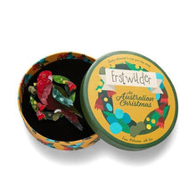 Load image into Gallery viewer, Erstwilder - King of Christmas Parrot Brooch (2021) - 20th Century Artifacts