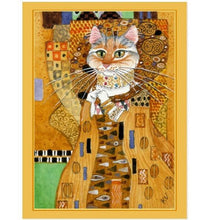 Load image into Gallery viewer, Erstwilder - Klimt the Cat Brooch (Gustav Klimpt) (2020) - 20th Century Artifacts