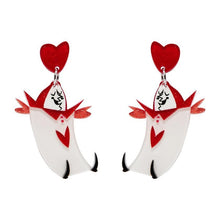 Load image into Gallery viewer, Erstwilder - Knave of Heart Earrings - 20th Century Artifacts