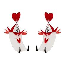 Load image into Gallery viewer, Erstwilder - Knave of Heart Earrings - 20th Century Artifacts