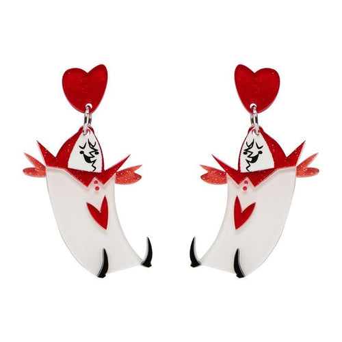 Erstwilder - Knave of Heart Earrings - 20th Century Artifacts