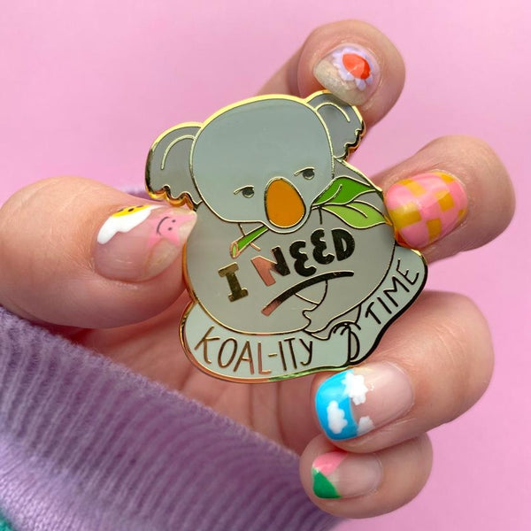 Erstwilder - Koal-ity Time Enamel Pin - 20th Century Artifacts