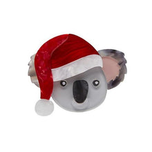 Load image into Gallery viewer, Erstwilder - Koala Claus Brooch - 20th Century Artifacts
