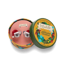 Load image into Gallery viewer, Erstwilder - Koala Claus Earrings (2021) - 20th Century Artifacts