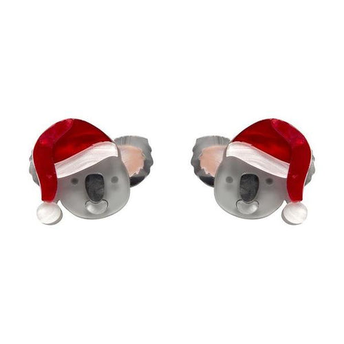 Erstwilder - Koala Claus Earrings - 20th Century Artifacts