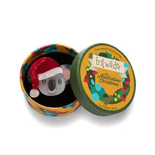 Load image into Gallery viewer, Erstwilder - Koala Claus Mini Brooch (2021) - 20th Century Artifacts