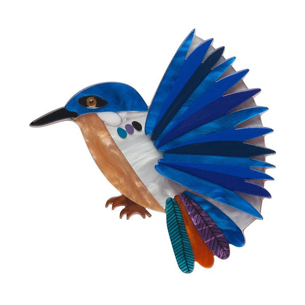Erstwilder - Kyrie Kingfisher Brooch (Jocelyn Proust) (2022) - 20th Century Artifacts
