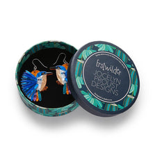 Load image into Gallery viewer, Erstwilder - Kyrie Kingfisher Drop Earrings (Jocelyn Proust 2022) - 20th Century Artifacts