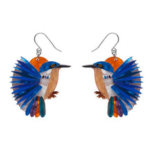 Load image into Gallery viewer, Erstwilder - Kyrie Kingfisher Drop Earrings (Jocelyn Proust 2022) - 20th Century Artifacts