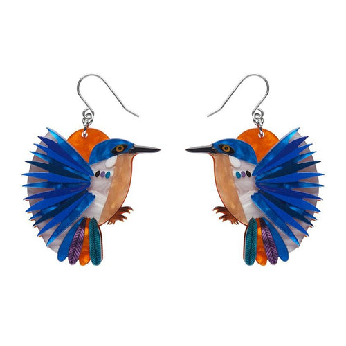Erstwilder - Kyrie Kingfisher Drop Earrings (Jocelyn Proust) - 20th Century Artifacts