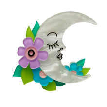 Load image into Gallery viewer, Erstwilder - La Lune Moon Brooch - 20th Century Artifacts
