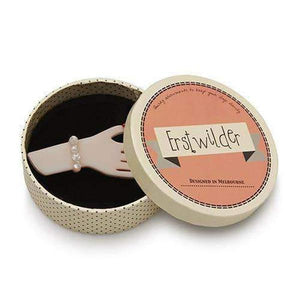 Erstwilder - Lacquer de Rouge Brooch (2016) - 20th Century Artifacts