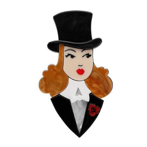 Erstwilder - Lady Astaire Ginger Rogers Brooch (2019) - 20th Century Artifacts