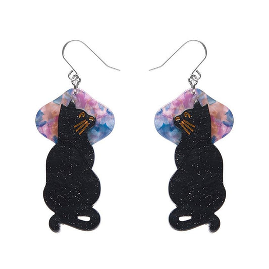 Erstwilder - Le Chat Miaule Drop Earrings (2023) - 20th Century Artifacts