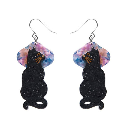 Erstwilder - Le Chat Miaule Drop Earrings - 20th Century Artifacts