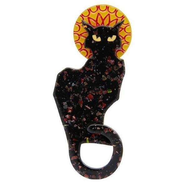 Erstwilder - Le Chat Noir Cat Brooch (2020) - 20th Century Artifacts