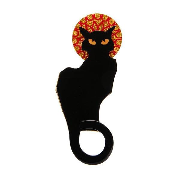 Erstwilder - Le Chat Noir Cat Brooch (2021) - 20th Century Artifacts