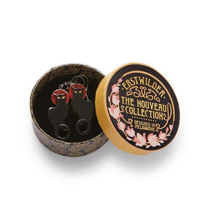 Erstwilder - Le Chat Noir Cat Earrings (2021) - 20th Century Artifacts