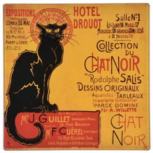 Load image into Gallery viewer, Erstwilder - Le Chat Noir Cat Earrings (2021) - 20th Century Artifacts