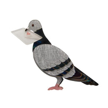 Load image into Gallery viewer, Erstwilder - Le Préposé Pigeon Brooch - 20th Century Artifacts