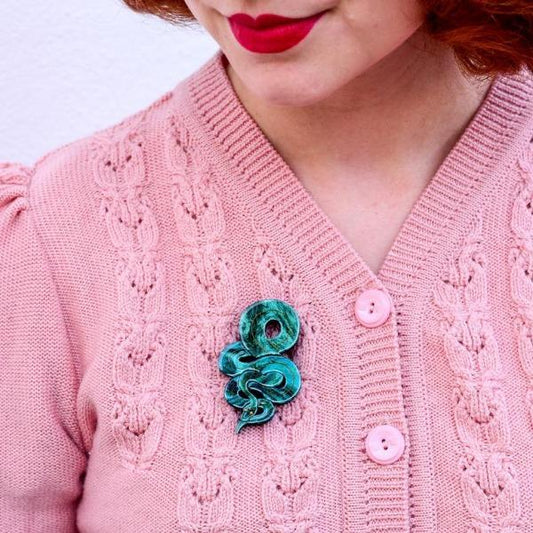 Erstwilder - Le Serpent Brooch (2020) - 20th Century Artifacts
