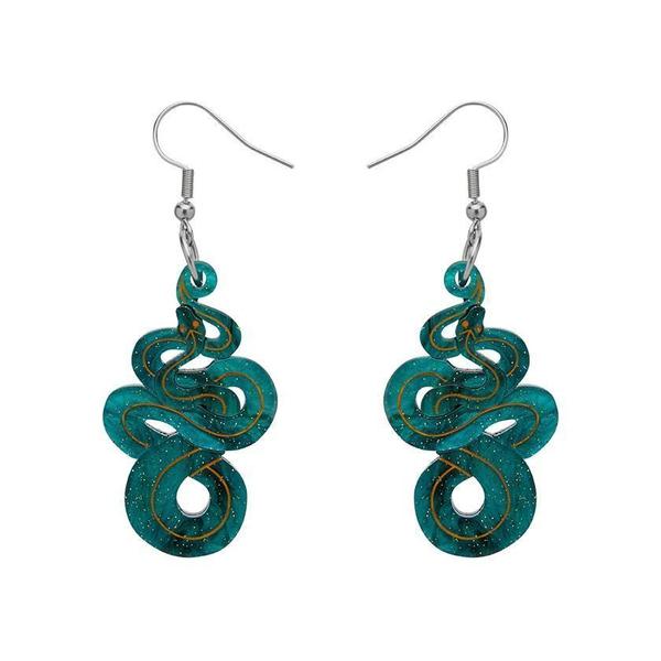 Erstwilder - Le Serpent Snake Earrings (2020) - 20th Century Artifacts