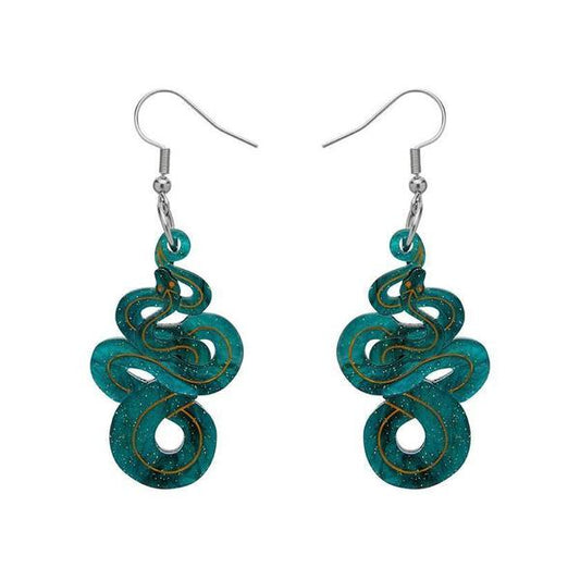Erstwilder - Le Serpent Snake Earrings (2020) - 20th Century Artifacts
