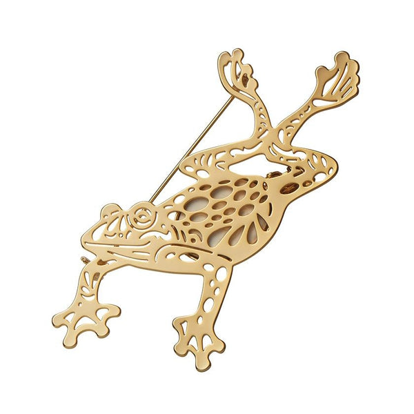 Erstwilder - Leaps and Bounds Perfume Brooch - 20th Century Artifacts