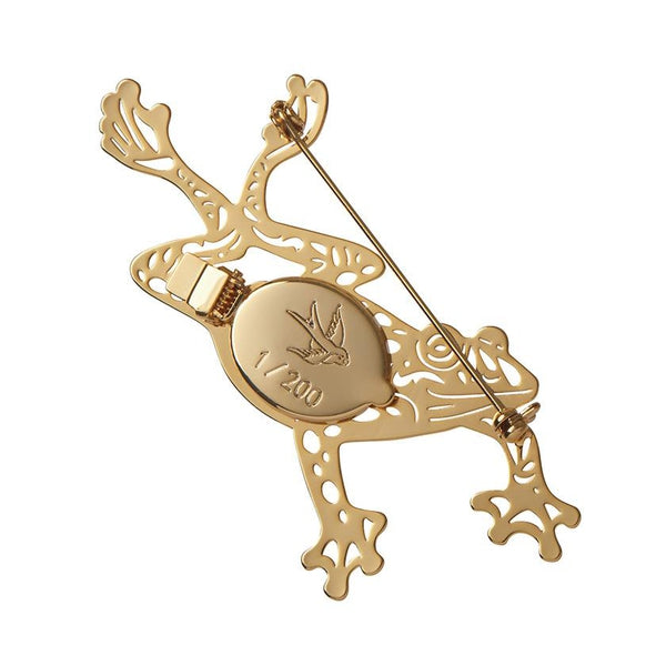Erstwilder - Leaps and Bounds Perfume Brooch - 20th Century Artifacts