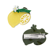 Load image into Gallery viewer, Erstwilder - Lemon Drop Hair Clips Set - 2 Piece - 20th Century Artifacts