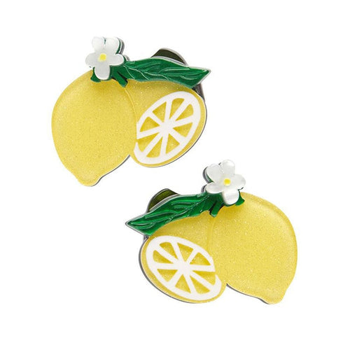 Erstwilder - Lemon Drop Hair Clips Set - 2 Piece - 20th Century Artifacts