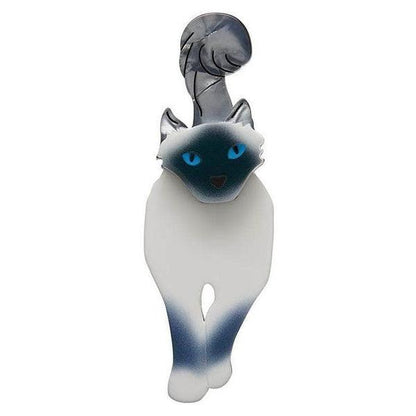 Erstwilder - Lena Blue-Eyed Birman Cat Brooch (2018) - 20th Century Artifacts