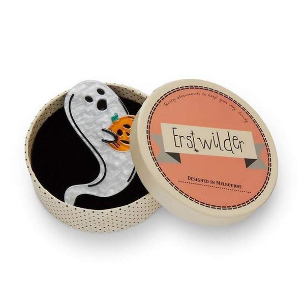 Erstwilder - Lil Boo Ghost Brooch (2019) - 20th Century Artifacts