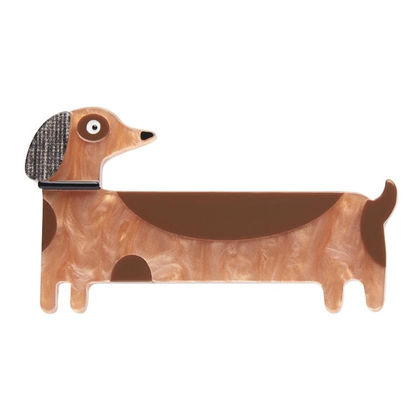 Erstwilder - Long Dog Brooch (Terry Runyan 1) - 20th Century Artifacts