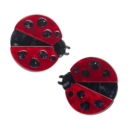 Erstwilder - Lou-Lou Ladybug Hair Clips - 20th Century Artifacts