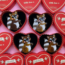 Load image into Gallery viewer, Erstwilder - Love Bandit Raccoon Brooch (2020) - 20th Century Artifacts