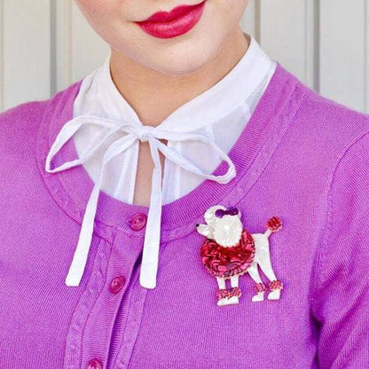 Erstwilder - Madame Amore Poodle Brooch (2017) - 20th Century Artifacts