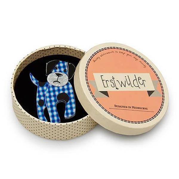 Erstwilder - Madeline the Muddled Mutt Dog Brooch (2017) - 20th Century Artifacts