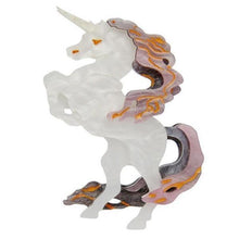 Load image into Gallery viewer, Erstwilder - Majesty and Myth Unicorn Brooch (2020) white - 20th Century Artifacts