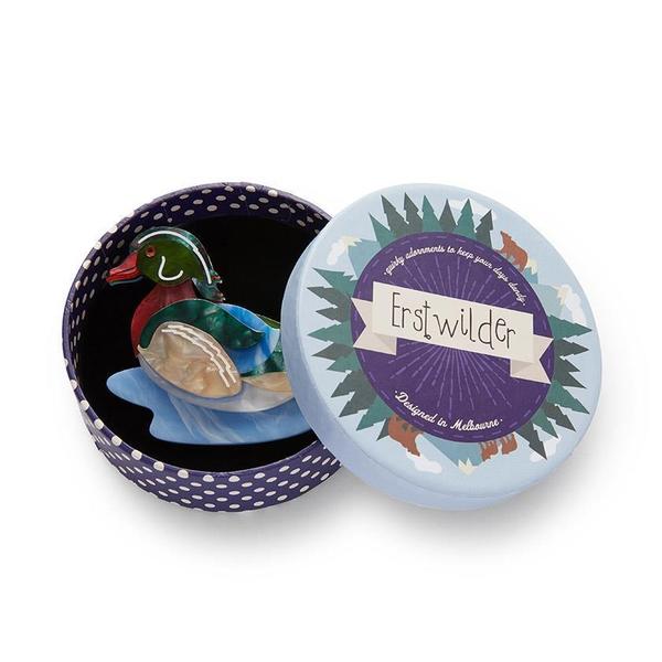 Erstwilder - Mallard Ballard Duck Brooch (2020) - 20th Century Artifacts