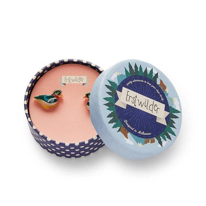 Erstwilder - Mallard Ballard Duck Stud Earrings (2020) - 20th Century Artifacts